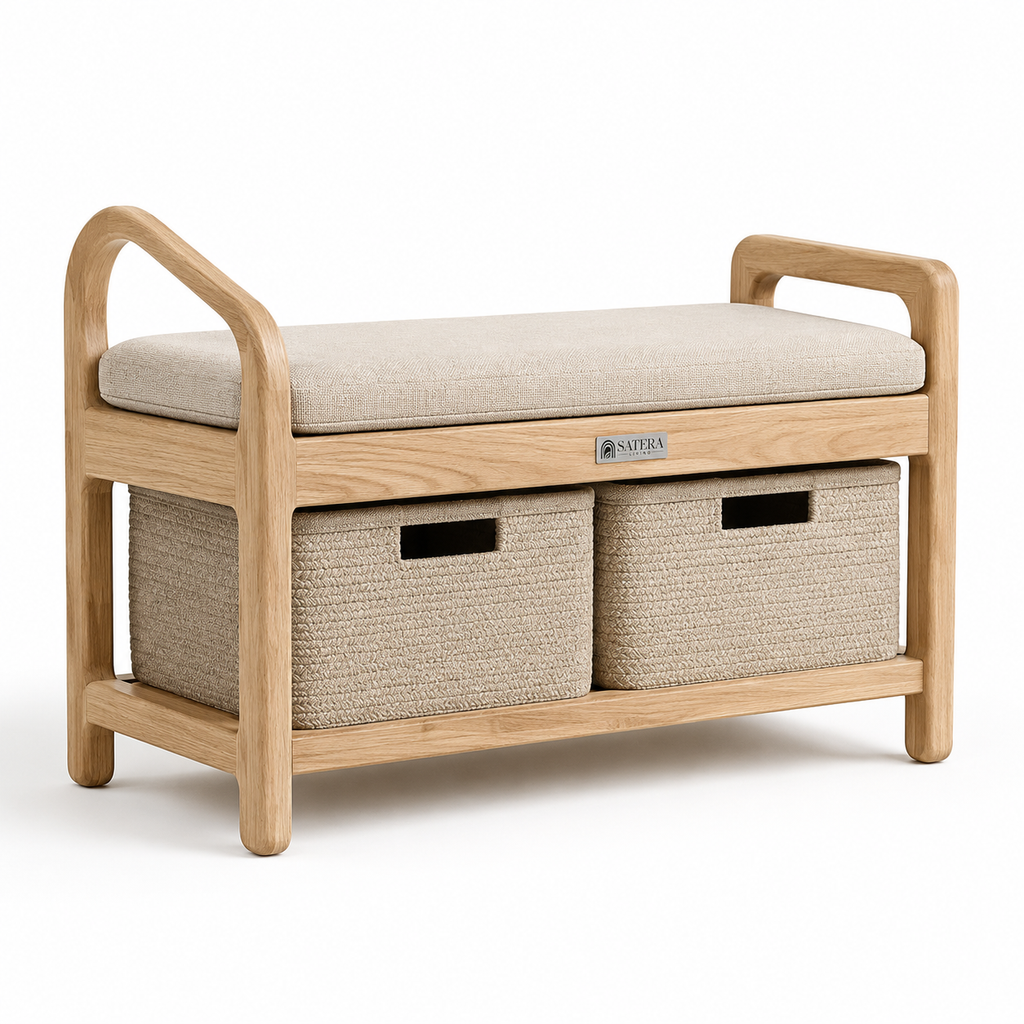 WeaveSeat Entryway Storage Bench