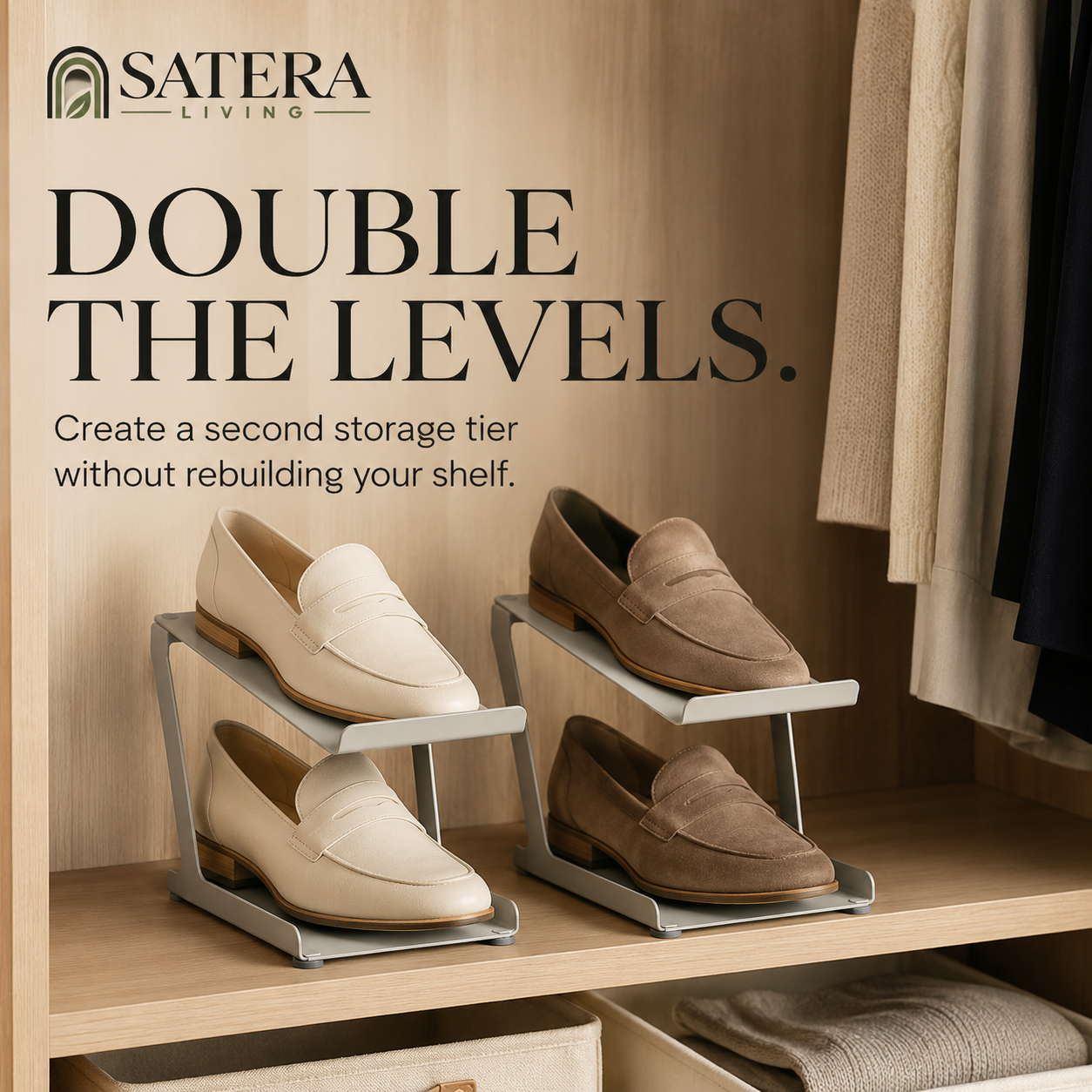 StepStack Shoe Riser Pair