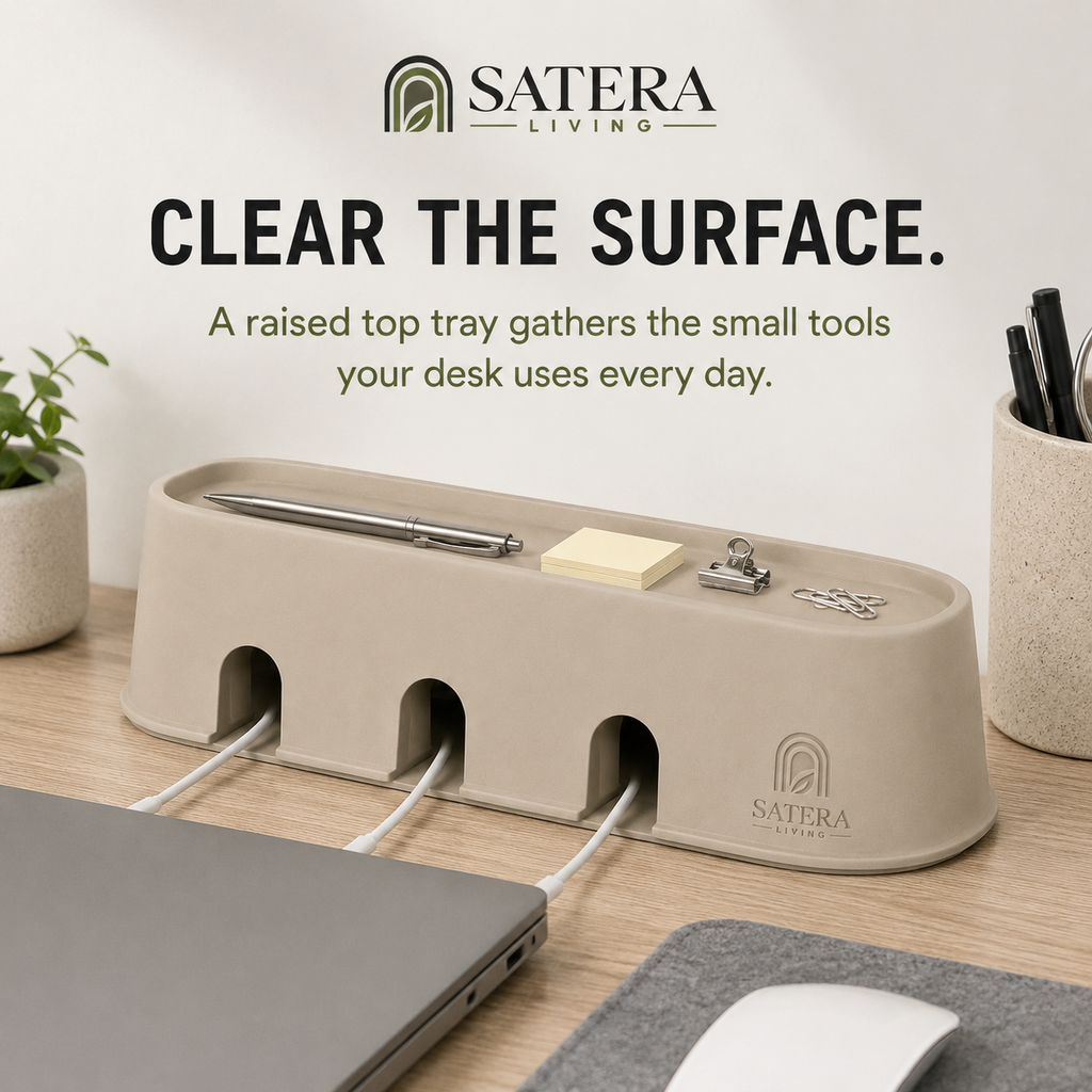 CableCove Desk Organizer