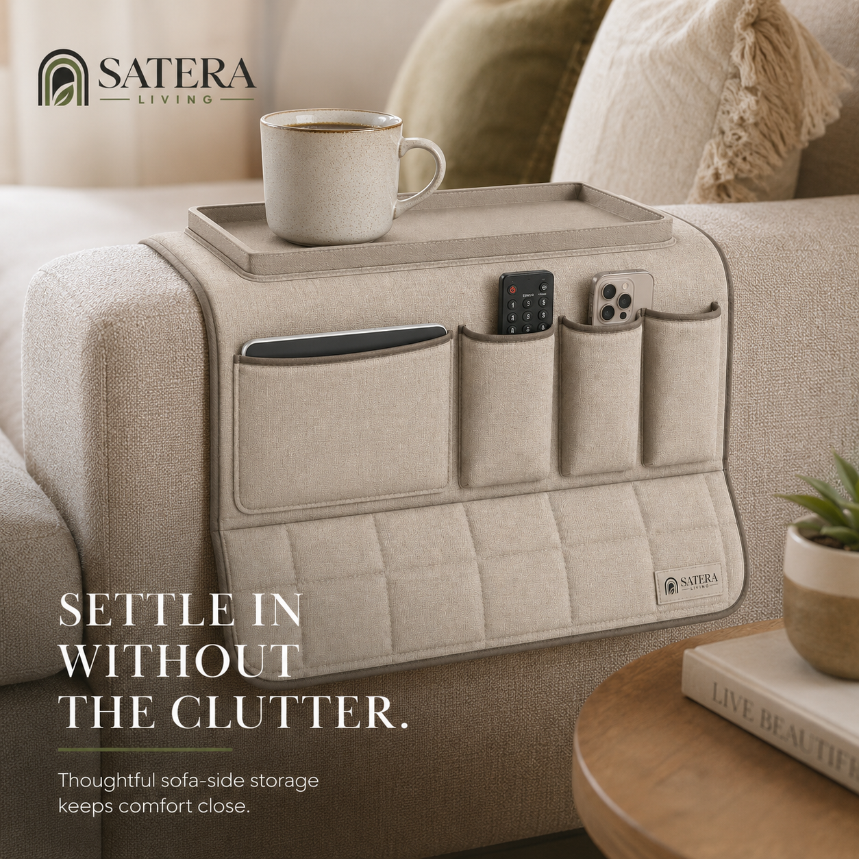 SofaNest Armrest Organizer