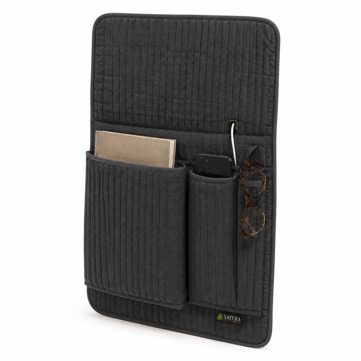 DrapeRest Quilted Bedside Caddy