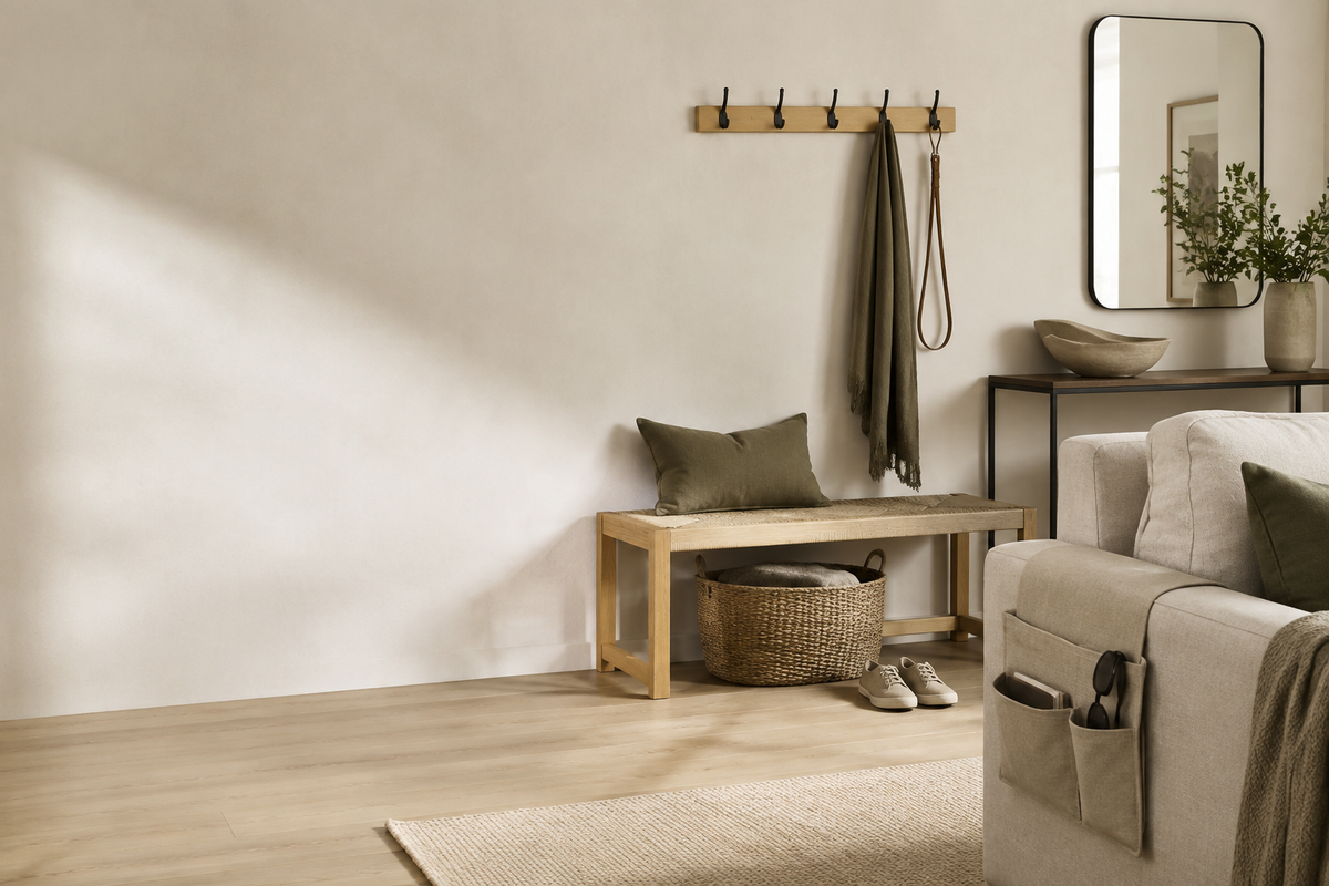A calm and organized SATERA LIVING interior